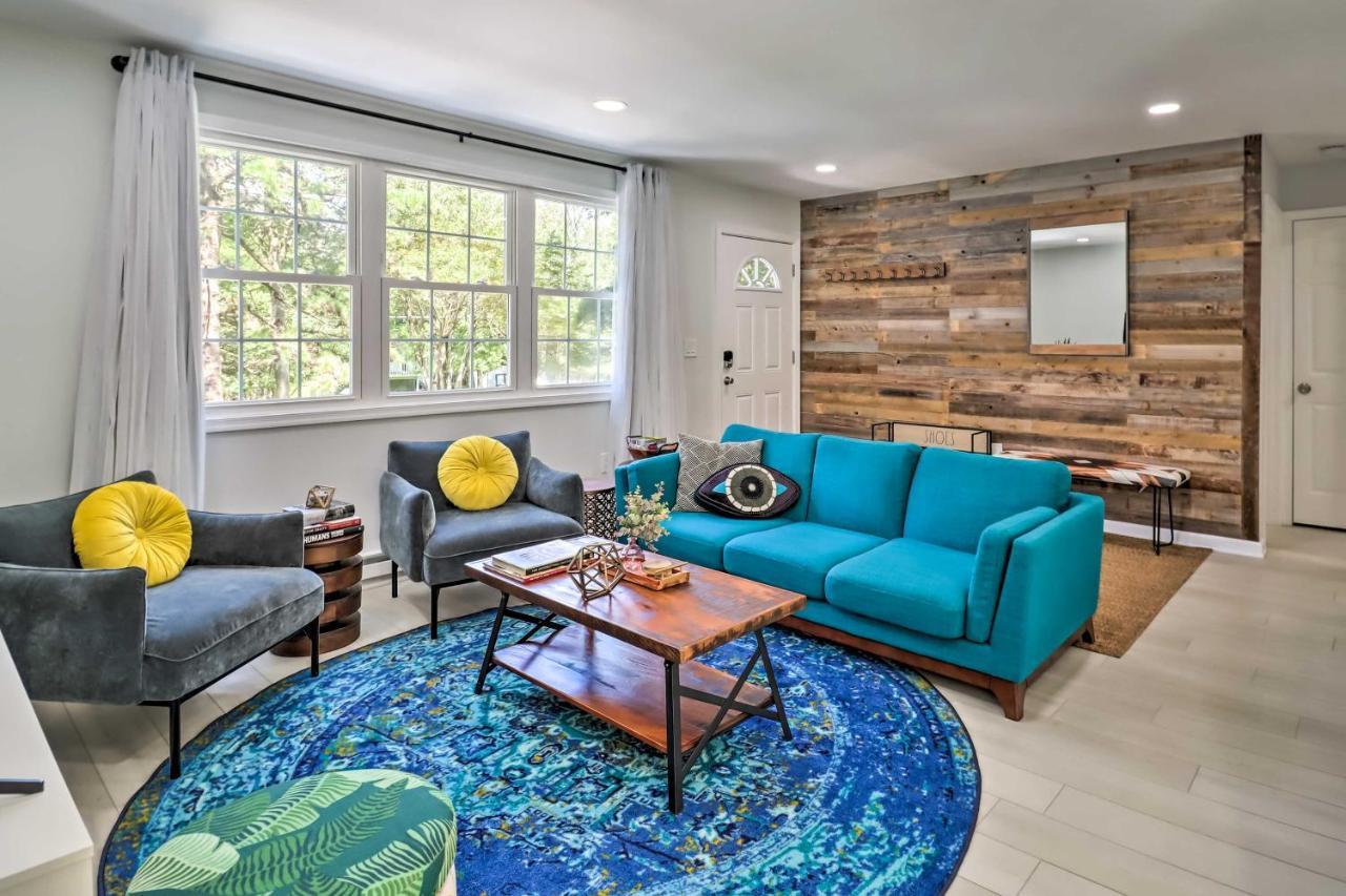 Pocono Mountain Escape With Game Room Walk To Lake! Albrightsville Dış mekan fotoğraf