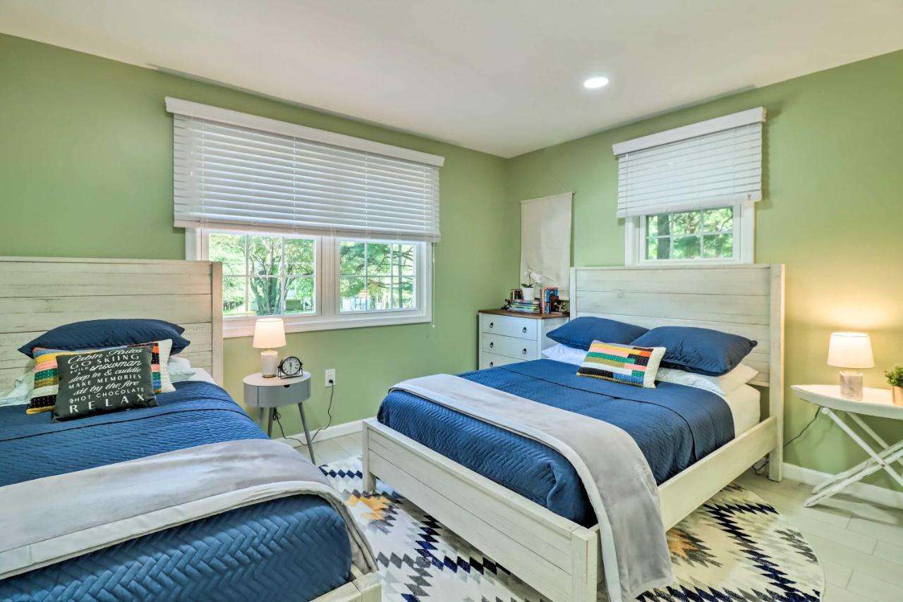 Pocono Mountain Escape With Game Room Walk To Lake! Albrightsville Dış mekan fotoğraf